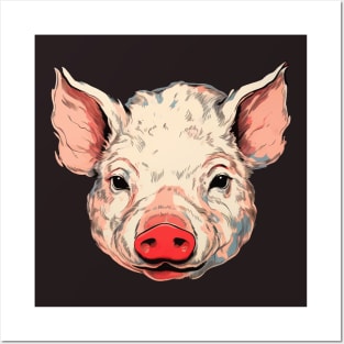 Cute Pig. Baby Swine. Posters and Art